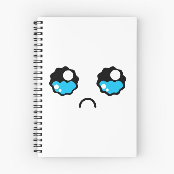 Item preview, Cute kawaii teary sad face designed and sold by BlushyPrint.