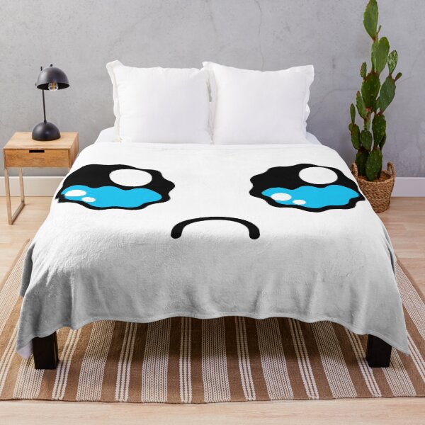 Item preview, Cute kawaii teary sad face designed and sold by BlushyPrint.