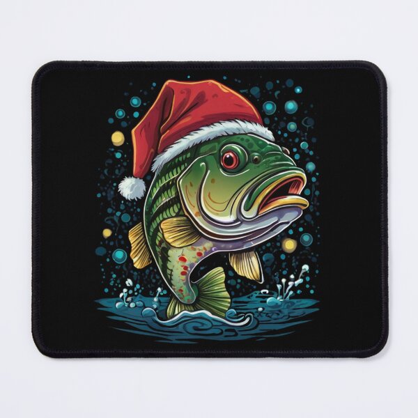 Item preview, Christmas Holiday Men Dad Bass Fish Funny Fishing designed and sold by ZACK ART.
