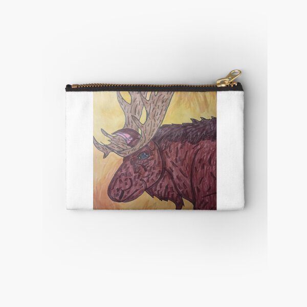 Item preview, Majestic Moose – Outsider Nordic Wildlife Art by SpectrumArtSimon designed and sold by SpectrumArtSimon.