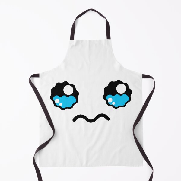 Item preview, Cute kawaii teary face with wavy mouth designed and sold by BlushyPrint.
