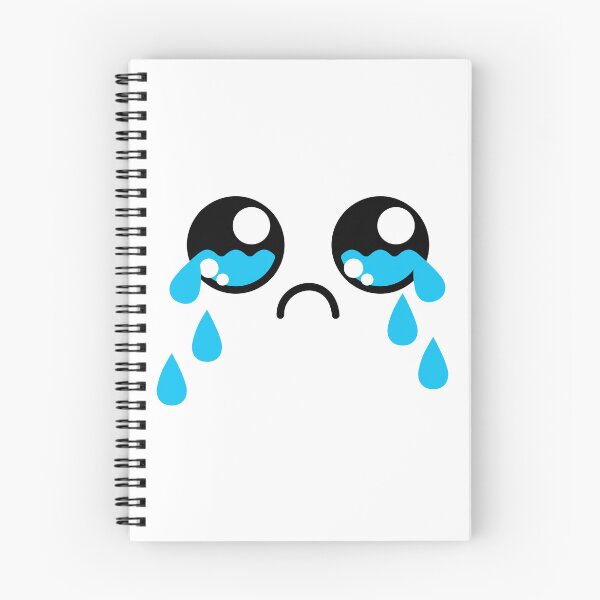Item preview, Adorable kawaii crying face designed and sold by BlushyPrint.