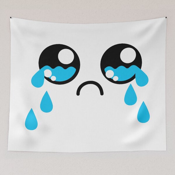 Item preview, Adorable kawaii crying face designed and sold by BlushyPrint.