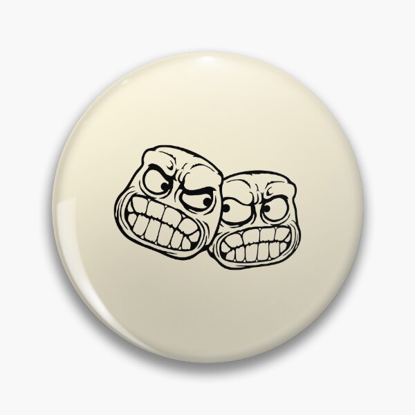 Item preview, 2 Grinding Teeth Monster Enemies Angry Team Argue Friends designed and sold by shirt-o-mat.