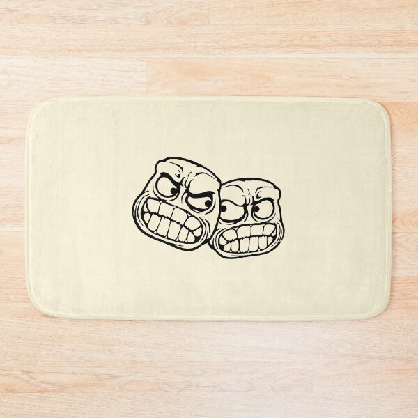 Item preview, 2 Grinding Teeth Monster Enemies Angry Team Argue Friends designed and sold by shirt-o-mat.
