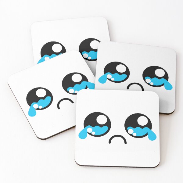 Item preview, Cute kawaii crying face designed and sold by BlushyPrint.