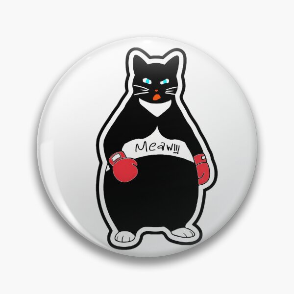 Item preview, meow!!!  the boxing cat designed and sold by dnixonfrances02.