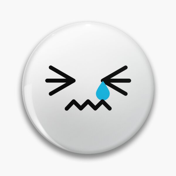 Item preview, Adorable kawaii shy crying face designed and sold by BlushyPrint.