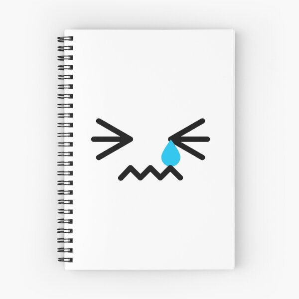 Item preview, Adorable kawaii shy crying face designed and sold by BlushyPrint.
