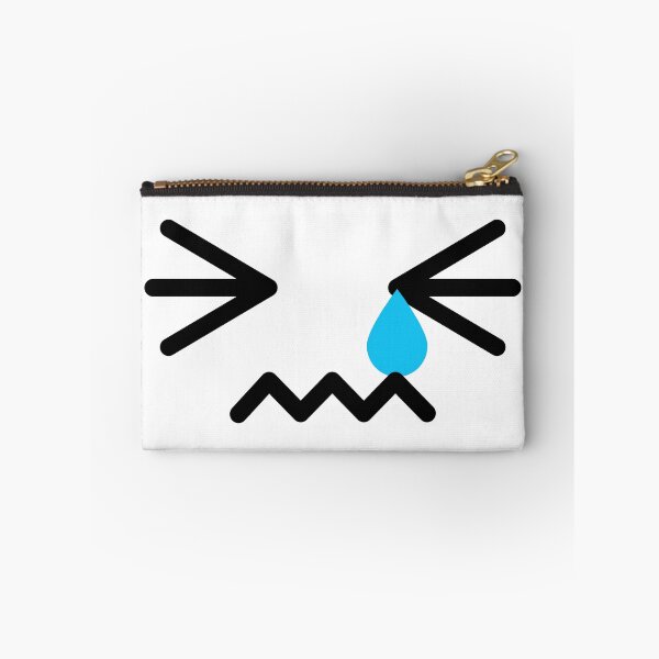 Item preview, Adorable kawaii shy crying face designed and sold by BlushyPrint.