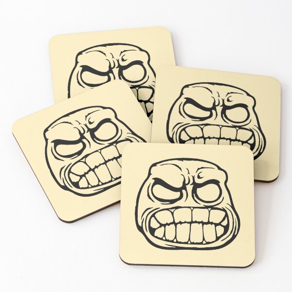 Item preview, Empty No Eyes Grinding Teeth Monster Angry Grumpy Mad designed and sold by shirt-o-mat.
