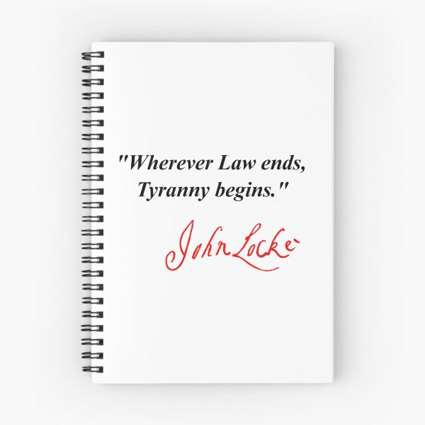 Item preview, Wherever Law ends, Tyranny begins - John Locke (red signature) designed and sold by Thelittlelord.