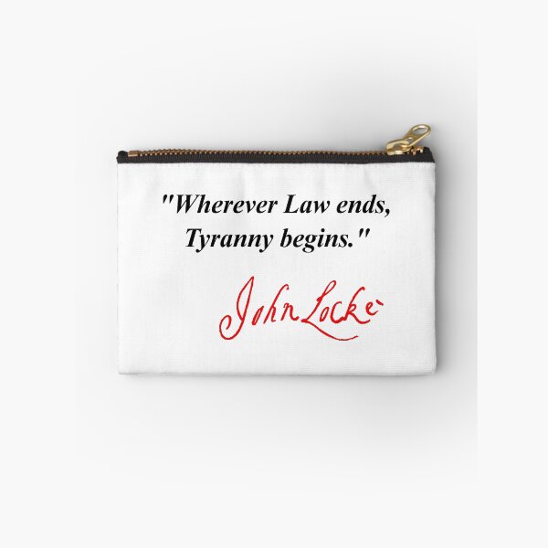 Item preview, Wherever Law ends, Tyranny begins - John Locke (red signature) designed and sold by Thelittlelord.