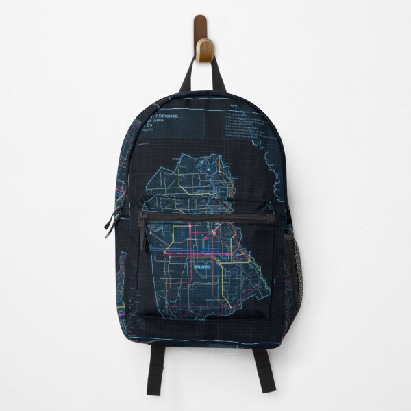 Item preview, Metron Francisco Transit - Futuristic Urban Map Art designed and sold by phiawdesign9.