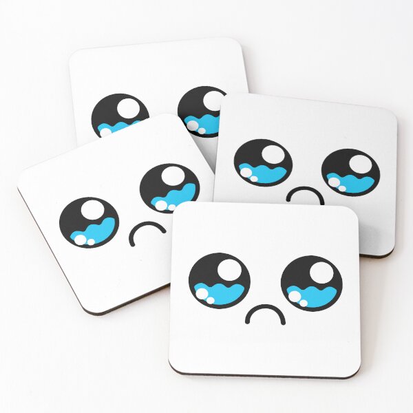 Item preview, Adorable kawaii sad teary eyes designed and sold by BlushyPrint.