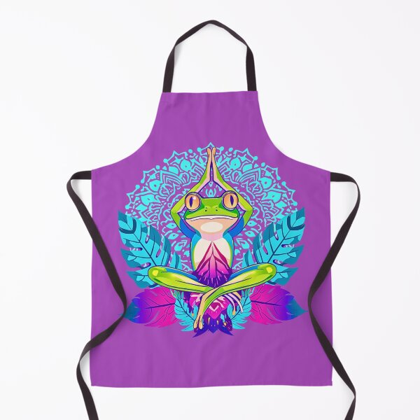Item preview, Aqua Frog Yoga Lotus designed and sold by VibrArtco.