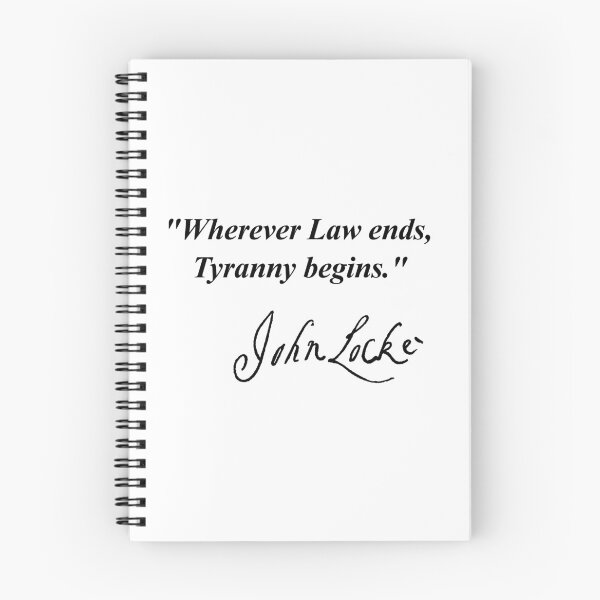 Item preview, Wherever Law ends, Tyranny begins - John Locke (black signature) designed and sold by Thelittlelord.