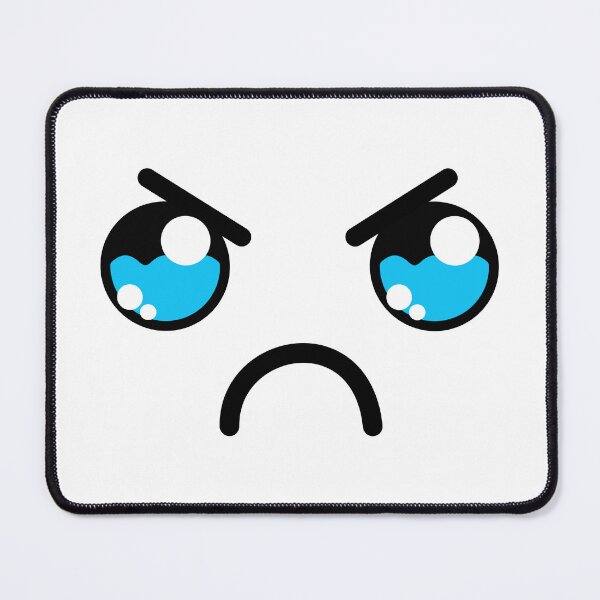 Item preview, Cute kawaii with angry teary eyes designed and sold by BlushyPrint.
