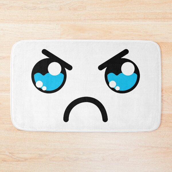 Item preview, Cute kawaii with angry teary eyes designed and sold by BlushyPrint.