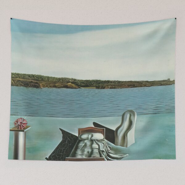 Item preview, Surrealist Composition With Invisible Figures By Salvador Dali designed and sold by diegocastilo.