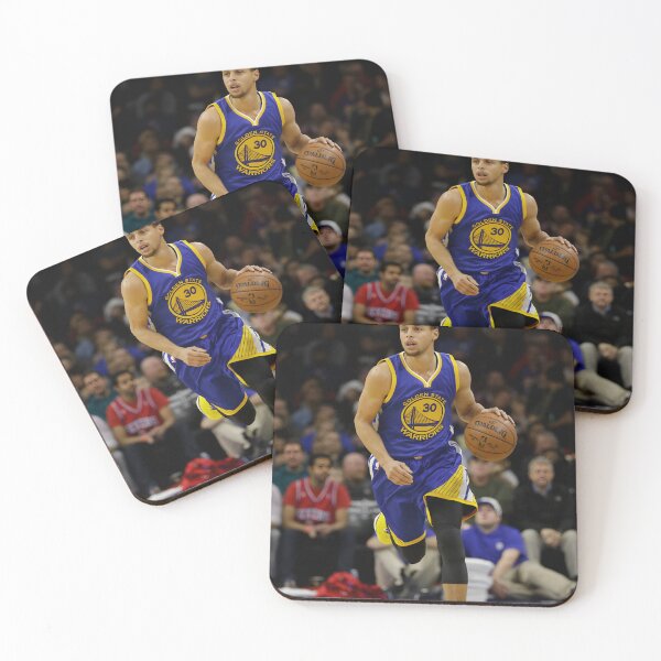 Item preview, Capture the excitement of the game with this dynamic digital art print inspired by Stephen in action, wearing his iconic uniform. designed and sold by shopcanva.