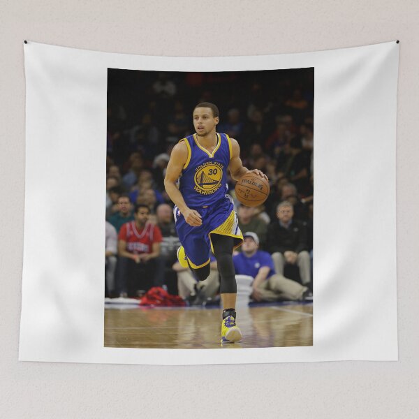 Item preview, Capture the excitement of the game with this dynamic digital art print inspired by Stephen in action, wearing his iconic uniform. designed and sold by shopcanva.