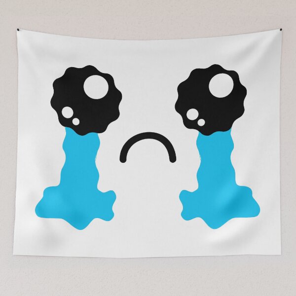 Item preview, Sweet kawaii sad crying face designed and sold by BlushyPrint.