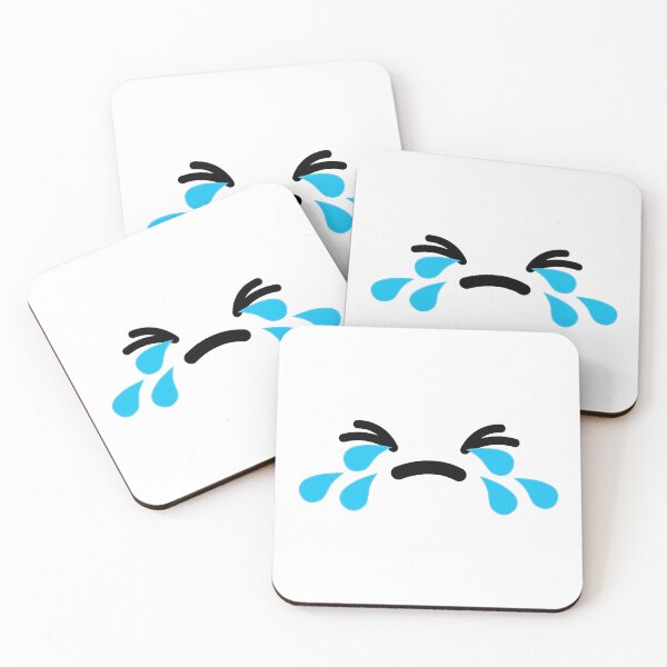 Item preview, Cute kawaii crying teary face designed and sold by BlushyPrint.