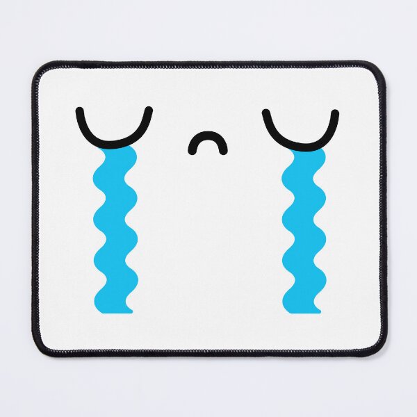 Item preview, Adorable kawaii sad crying face designed and sold by BlushyPrint.