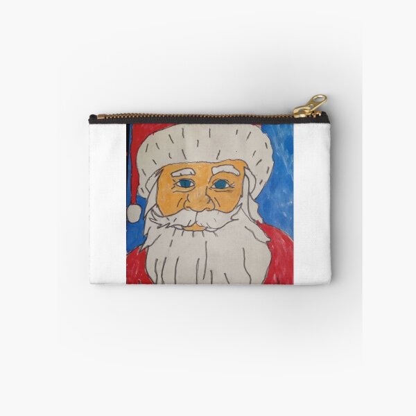Item preview, Outsider Santa – Original Holiday Art by SpectrumArtSimon designed and sold by SpectrumArtSimon.