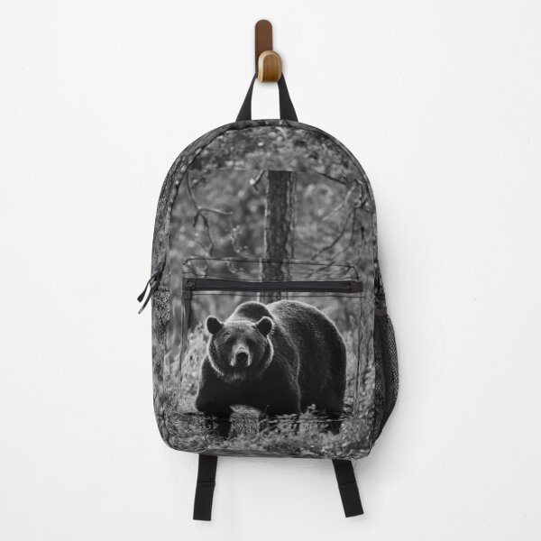 Item preview, The serious one. Brown bear 2025 bw designed and sold by Jouko Lehto Photography.