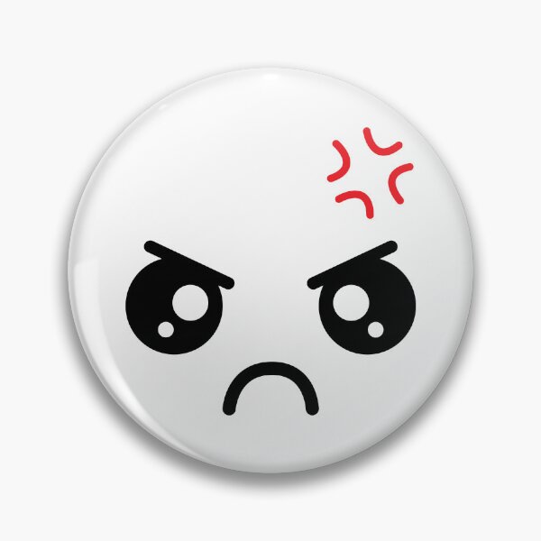Item preview, Cute kawaii angry face designed and sold by BlushyPrint.