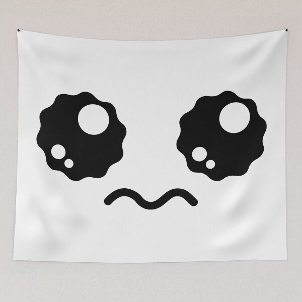 Item preview, Cute kawaii upset face designed and sold by BlushyPrint.