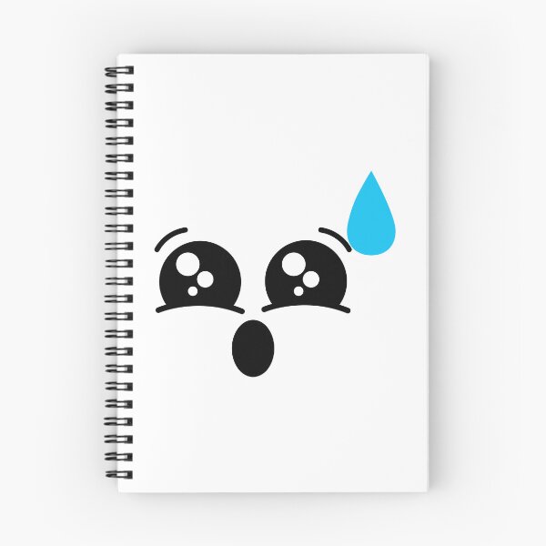 Item preview, Cute kawaii awkwardly surprised face designed and sold by BlushyPrint.