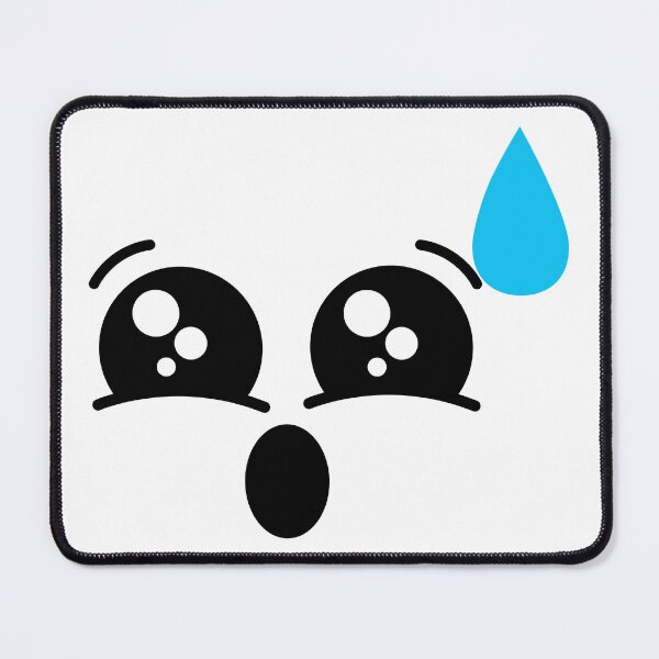 Item preview, Cute kawaii awkwardly surprised face designed and sold by BlushyPrint.