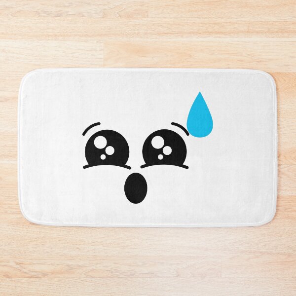 Item preview, Cute kawaii awkwardly surprised face designed and sold by BlushyPrint.