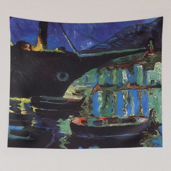 Item preview, Port Of Cadaques Night By Salvador Dali designed and sold by diegocastilo.