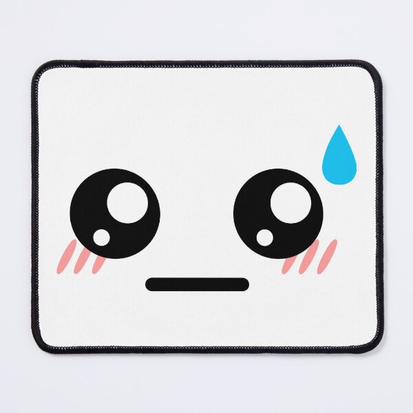 Item preview, Cute kawaii awkward face designed and sold by BlushyPrint.