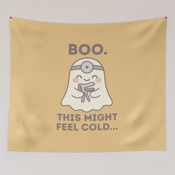 Item preview, OB-GYN Ghost Halloween Pun designed and sold by Meandmyshop.