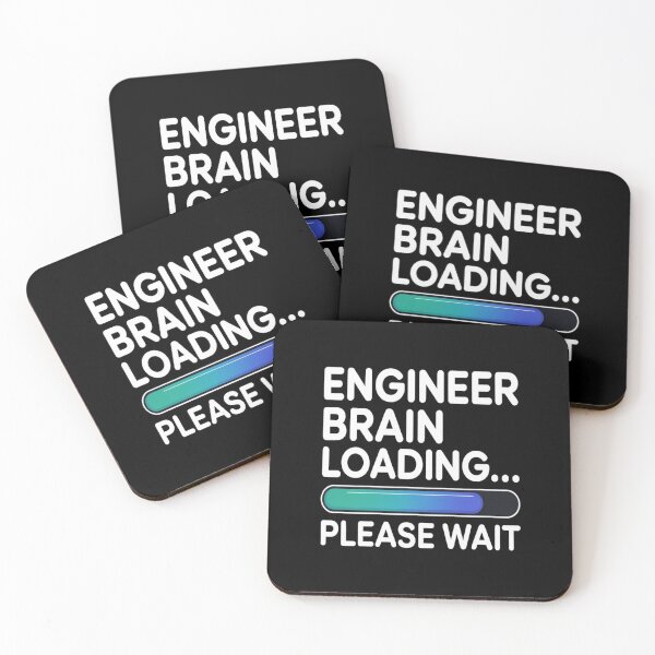 Item preview, Engineer Brain Loading… Please Wait | Funny Tee designed and sold by Professionalpun.