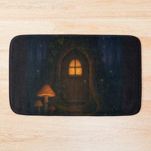Item preview, Enchanted Tree Door – Cozy Cottage in the Woods designed and sold by Painted Moon by Luna Bee™.