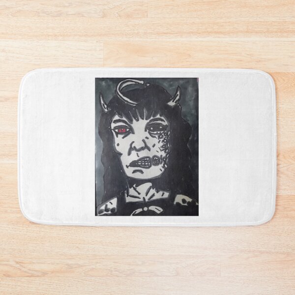 Item preview, Crimson-Eyed Demon – Original Horror Art by SpectrumArtSimon designed and sold by SpectrumArtSimon.