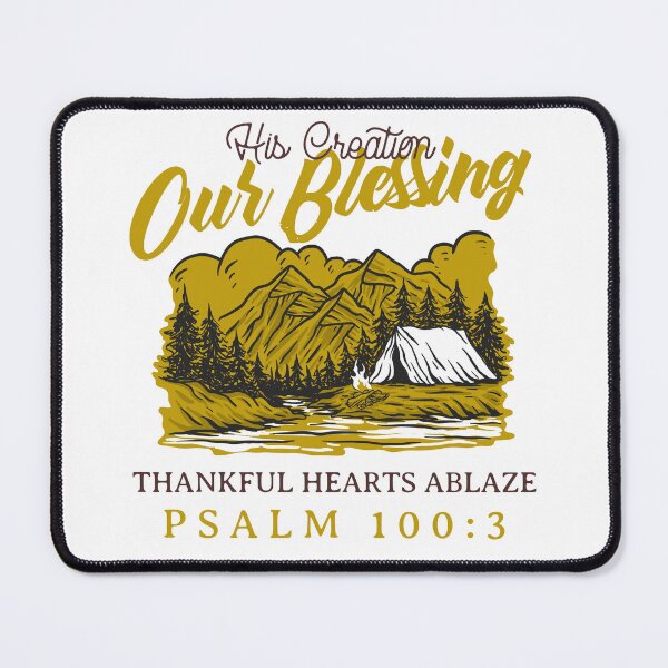 Item preview, Thankful Hearts Ablaze – Psalm 100:3 Nature Tee designed and sold by TheWORDZ.