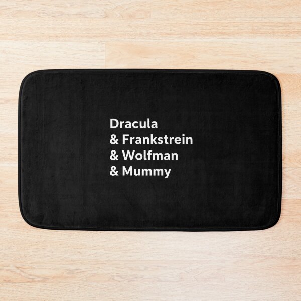 Item preview, Classic Monster Squad & Gothic Horror Icons List Art & Spooky Season Design designed and sold by Tofimo.