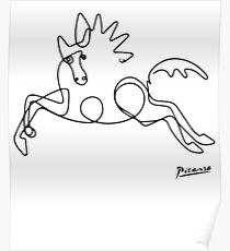 Pablo Picasso Horse Artwork Shirt, Sketch Reproduction Poster