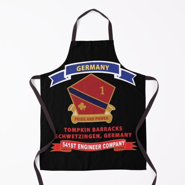 Item preview, Army - 541st Engineer Company - Schwetzingen, Germany Tab- Ribbon, Tompkins Barracks X 300 designed and sold by Military Insignia Products.