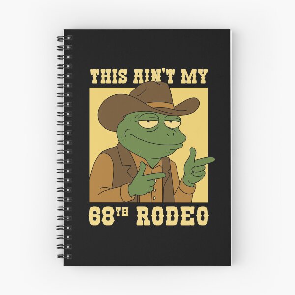 Item preview, This Ain't My 68th Rodeo - Cowboy Frog designed and sold by Bored-To-Death.