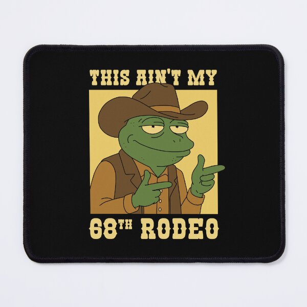 Item preview, This Ain't My 68th Rodeo - Cowboy Frog designed and sold by Bored-To-Death.