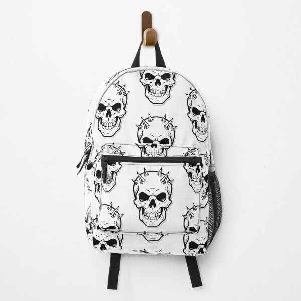 Item preview, Spiky Skull Outline designed and sold by ArtiQreate.