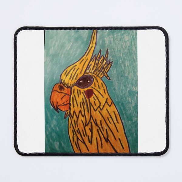 Item preview, Golden Cockatiel – Original Bird Art by SpectrumArtSimon designed and sold by SpectrumArtSimon.